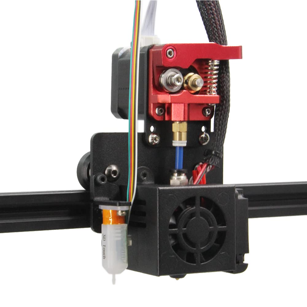Upgrade Direct Drive Extruder Support Plate with 4pcs Pulleys Compatible with Dual and Single Gear,Easy Print Flexible Filament only for Ender5 Series 3D Printer (Upgrade Direct Plate)