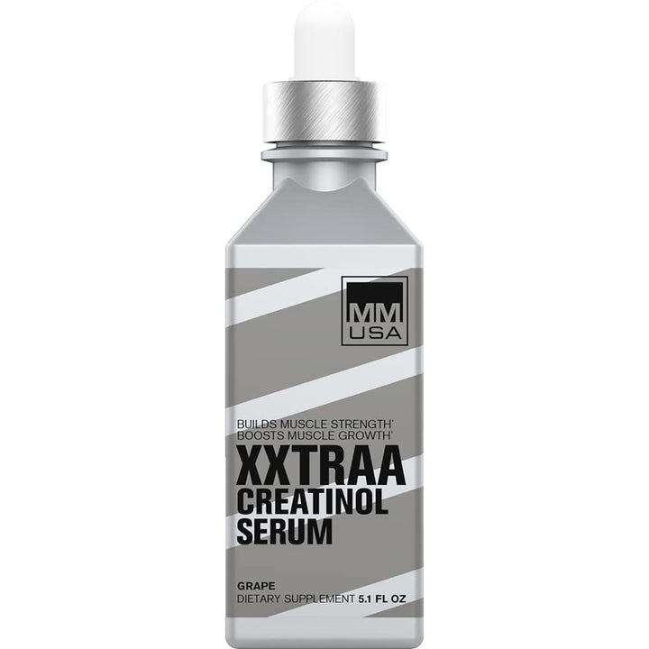 XXTRAA Stable Creatine Serum for Bodybuilding & Powerlifting. Boosts Muscle Mass, Strength, Energy & Endurance. Speeds Recovery, Reduces Lactic Acid. with Joint Support. Grape, 5.1 Fl Oz