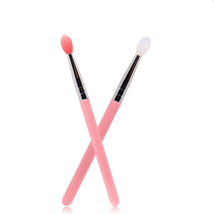 Silicone Lip Brush Makeup Eyebrow Lip Brushes Cosmetic Makeup Brush Set Silicone Brushes (2pcs Lip Brush)