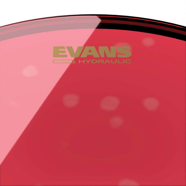 Hydraulic Drum Heads - BD20HR - Bass Drum Head with Layer of Oil - Supresses Unwanted Overtones - Ideal for Rock & Gospel - Red, 20 Inch