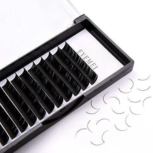 Eyelash Extensions 0.15mm C Curl 17mm Faux Mink Lash Extension Supplies Natural Individual False Eyelashes Professional Perfect Salon Use (0.15-C-17mm)