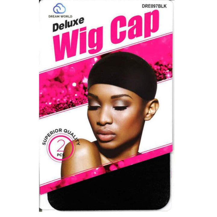 Deluxe Wig Cap Black 0097blk Superor Quality 2 Pieces