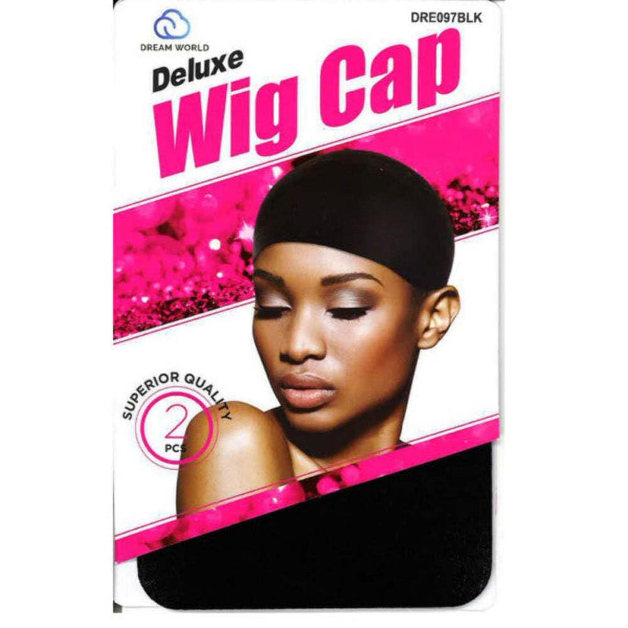 Deluxe Wig Cap Black 0097blk Superor Quality 2 Pieces