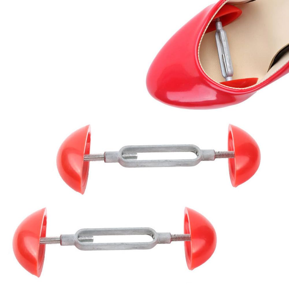 1Pair Simple Plastic Shoe Tree High Heels Boots Stays Stereotypes Stretchers Shaper Expander Width Extender Adjustable Mini Shoe Trees