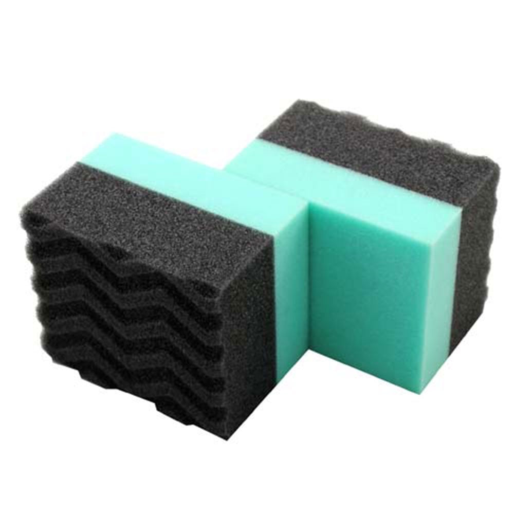 ACC_300_2 Wonder Wave Durafoam Contoured Large Tire Dressing Applicator Pad, Pack of 2