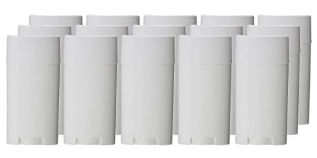 Wholesale 15ML BPA Free White Empty Plastic Oval Deodorant Containers Lip Balm Tubes Lipstick Tube For Crayon Chapstick Homemade(20PCS)