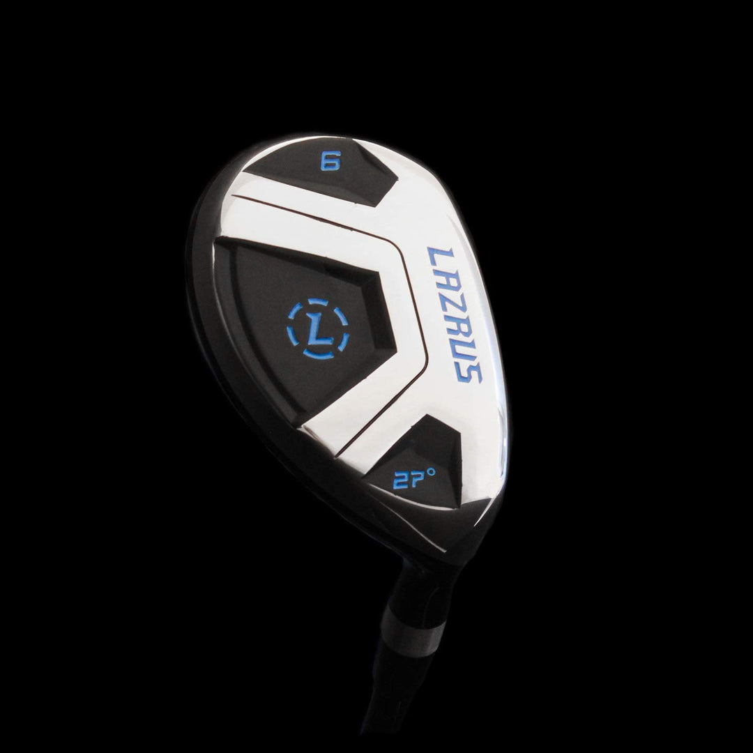 Lazrus Golf | Premium Quality 6 Hybrid Golf Club for Exceptional Performance, Hybrid Golf Clubs for Men with Regular Flex & Graphite Shaft | Golf Clubs for Men (1pc. Right Hand, 6 Single Golf Club)