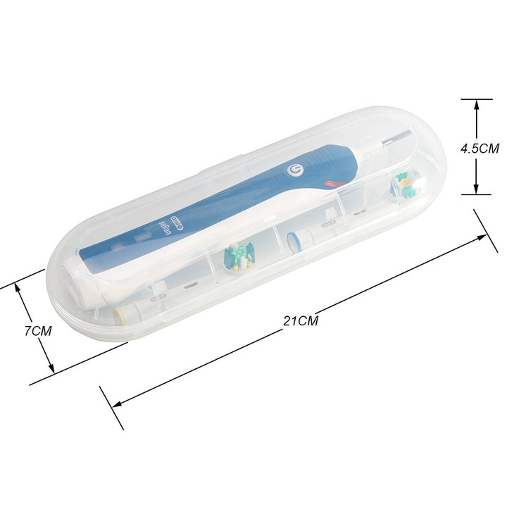 Portable Replacement Plastic Electric Toothbrush Travel Case for Oral-B Pro Series