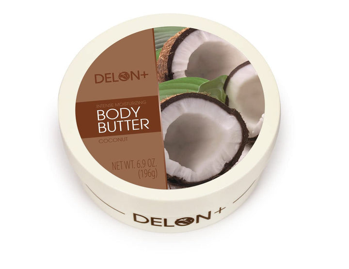 Intense Moisturizing Body Butter, Coconut, 4 Count