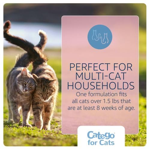 for Cats Flea and Tick Treatment & Prevention (over 1.5 lbs) 3-month supply