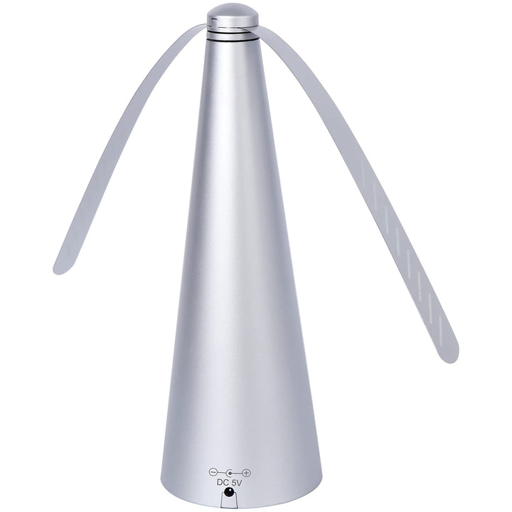 1 Pcs Fly Fan for Outdoor Table Picnic Fly Fan and Food Fan Indoor Outdoor Meal for Party,Silver