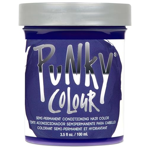 Violet Semi Permanent Conditioning Hair Color | Non-Damaging Hair Dye | Vegan, PPD and Paraben Free | Vibrant Hair Color | Easy To Use | Lasts Up To 35 washes | 3.5oz