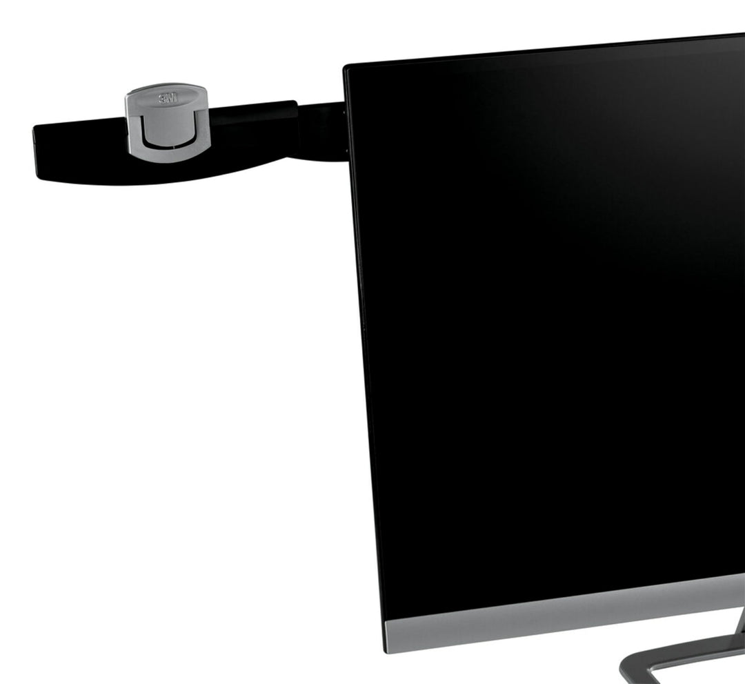 Monitor Mount Document Clip, 30 Sheet Capacity, Black (DH240MB)