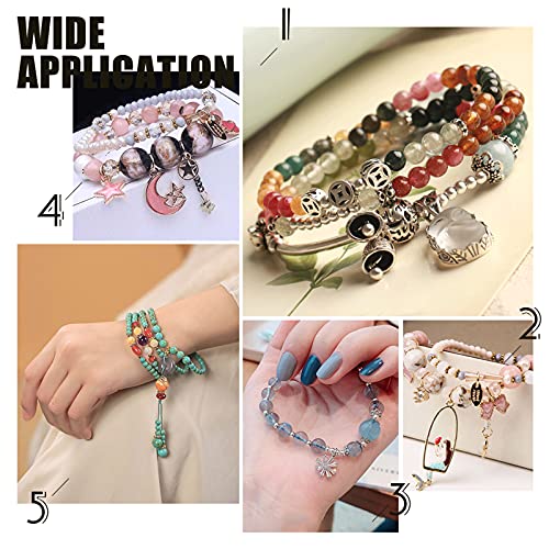 300pcs 6 Style Antique Silver Spacer Beads, Tibetan Metal Alloy Tube Spacers Flower Flat Rondelle Small Loose Beads for Bracelet Necklace Earring Jewelry Making Supplies