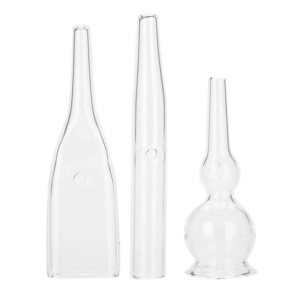 Vacuum Glass Tube, Glass Pipes for Blackhead Removal Vacuum and Facial Cleansers Accessories for Vacuum Cleaners Beauty Machine