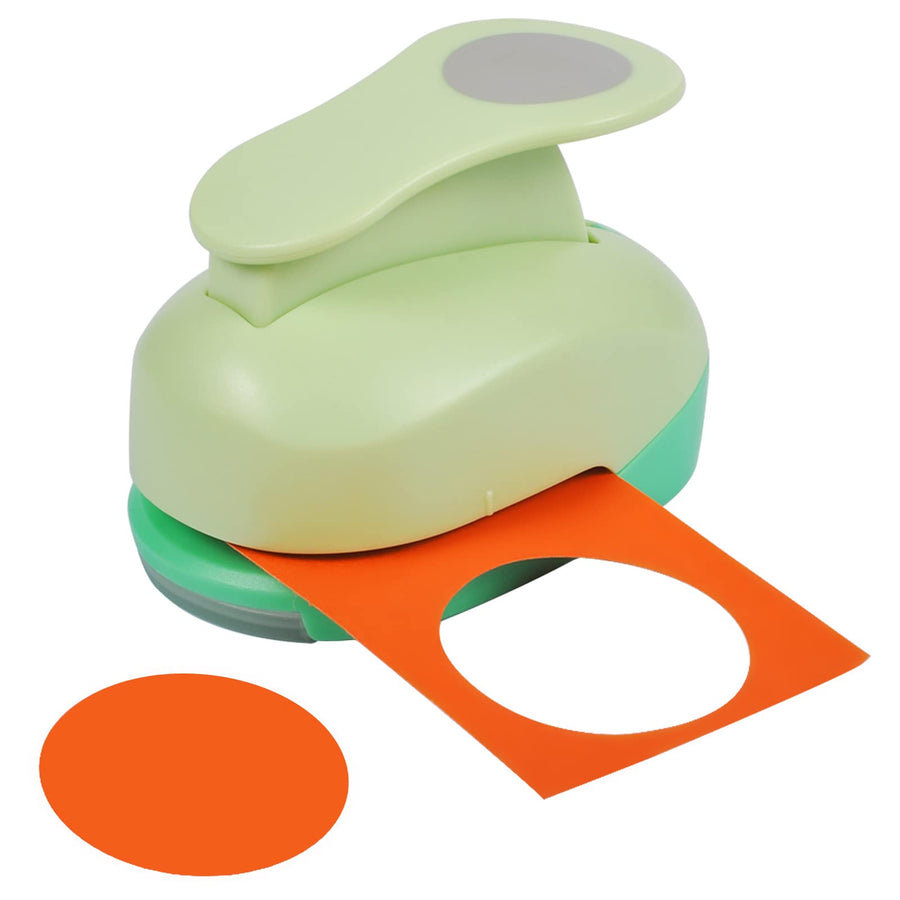 Hole Punch, Paper Punch, 1.5 Inch Circle Punch, Hole Punch Shapes, Large Paper Punch for Crafting Scrapbooking Craft Handmade Cards Arts Fun Projects