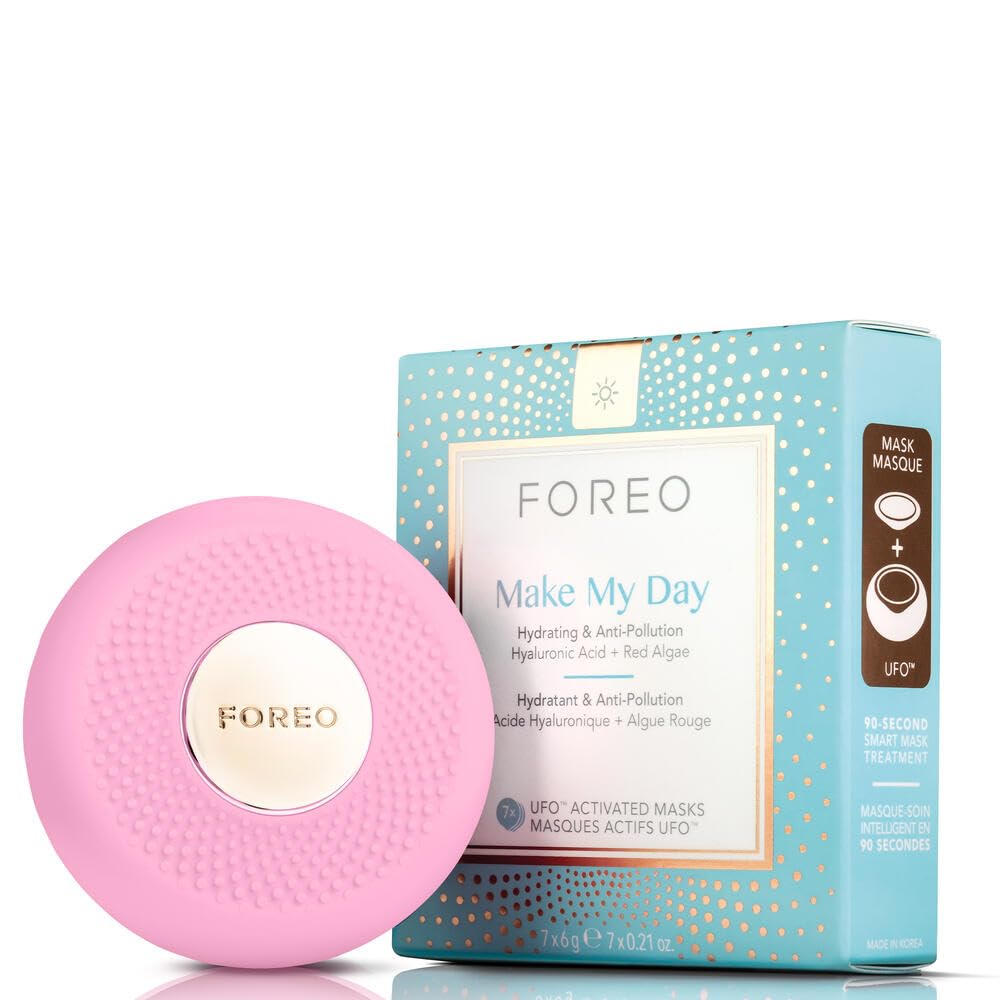 UFO mini Skincare Treatment, Anti Aging Face Moisturiser, Increased Skin Care Absorption, Pearl Pink
