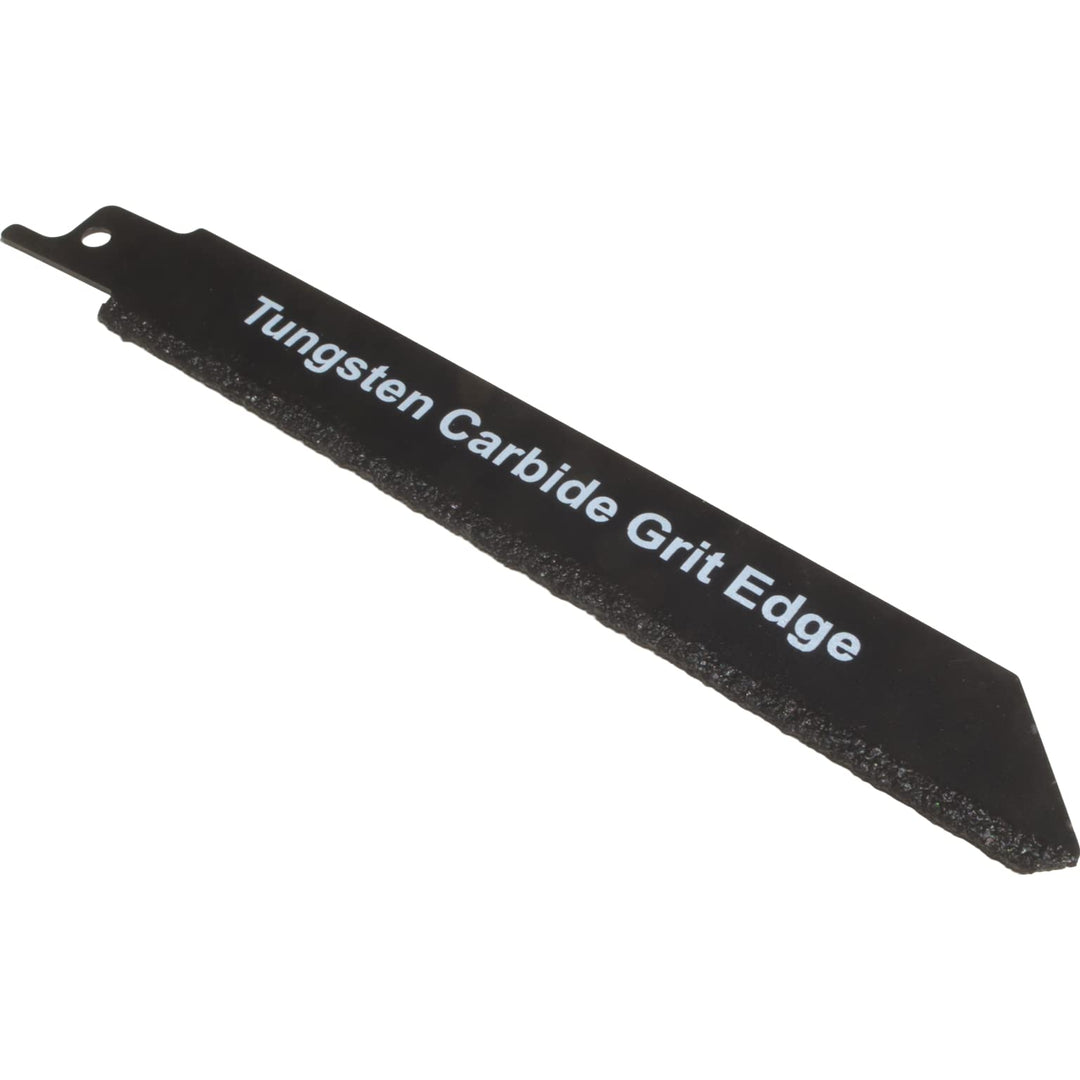 6 in Carbide Sawzall Blade 6 inch x 3 Pack Tungsten Carbide Grit Reciprocating Blades for Drywall Hardie Board Cement Board Fiberglass and Cast Iron