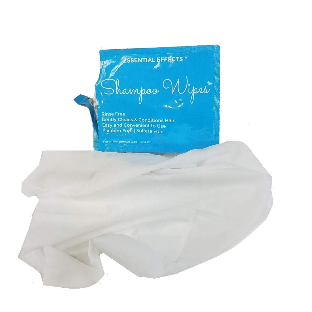 Shampoo Wipes (8) Rinse Free Hair Cleansing Dry No Rinse Shampoo