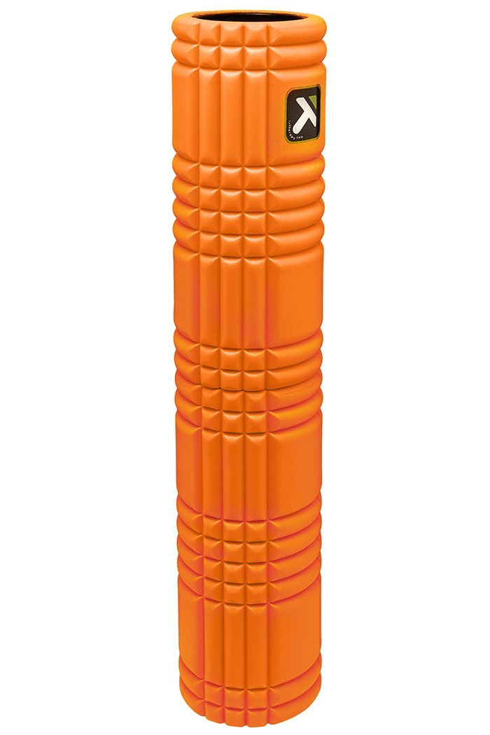 TRIGGERPOINT PERFORMANCE THERAPY GRID Patented Multi-Density Foam Massage Roller Exercise Deep Tissue Muscle Recovery - Relieves Muscle Pain & Tightness, Improves Mobility & Circulation (26), Orange