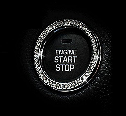 Car Engine Start Stop Ignition Key Ring Car Auto Interior Decoration for Landrover Range Rover Sport Evoque Freelander 2 Discovery 3/4
