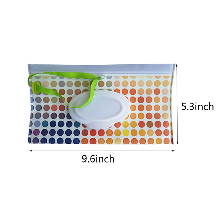 Reusable Eco Friendly Durable Portable Wet Wipe Pouch, Travel Wipes Bag Travel Wipes Dispenser Wipe Pouches Baby Wet Wipe Cases (3 Pack)