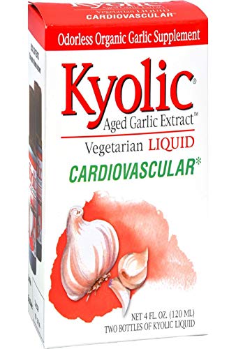 Aged Garlic Extract Liquid, Vegetarian Cardiovascular, 4 Ounces (Packaging May Vary)