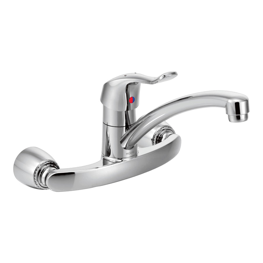 8713 Commercial M-DURA One-Handle Wall Mount Kitchen Faucet, 1.5 GPM, Chrome