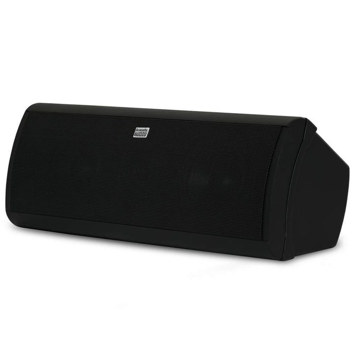 Acoustic Audio AA40CB Indoor Center 3 Way Speaker 500 Watts Black Bookshelf, 4-Inch