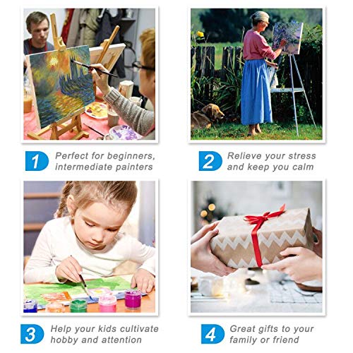 Anime Paint by Numbers for Adults Paint by Number with Paintbrushes and Acrylic Pigment for Beginner 16 x 20