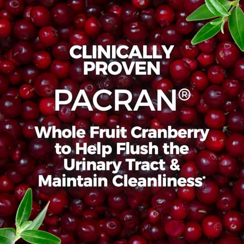 Cranberry Supplement, Made with Concentrated Whole Fruit Cranberry Powder to Help Cleanse and Protect the Urinary Tract*, Sugar Free Cranberry Pills, Non-GMO, 100 Softgels