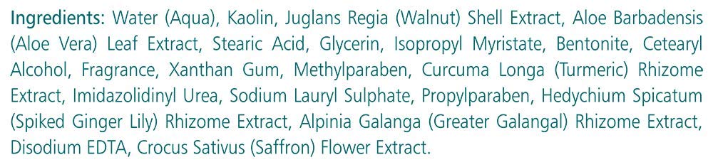 Fairness Face Mask with Saffron, Turmeric, Aloe Vera for Bright and Radiant Skin 2.53oz/75ml