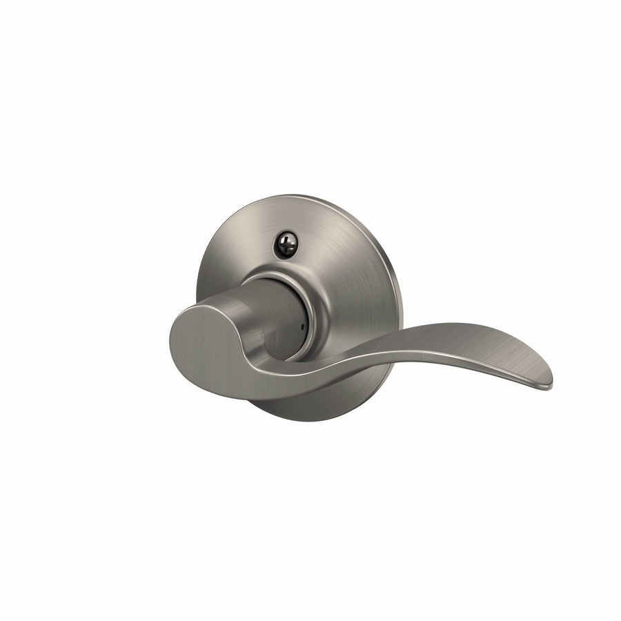 Schlage F170ACC619RH Accent Right Hand Dummy Lever, Satin Nickel