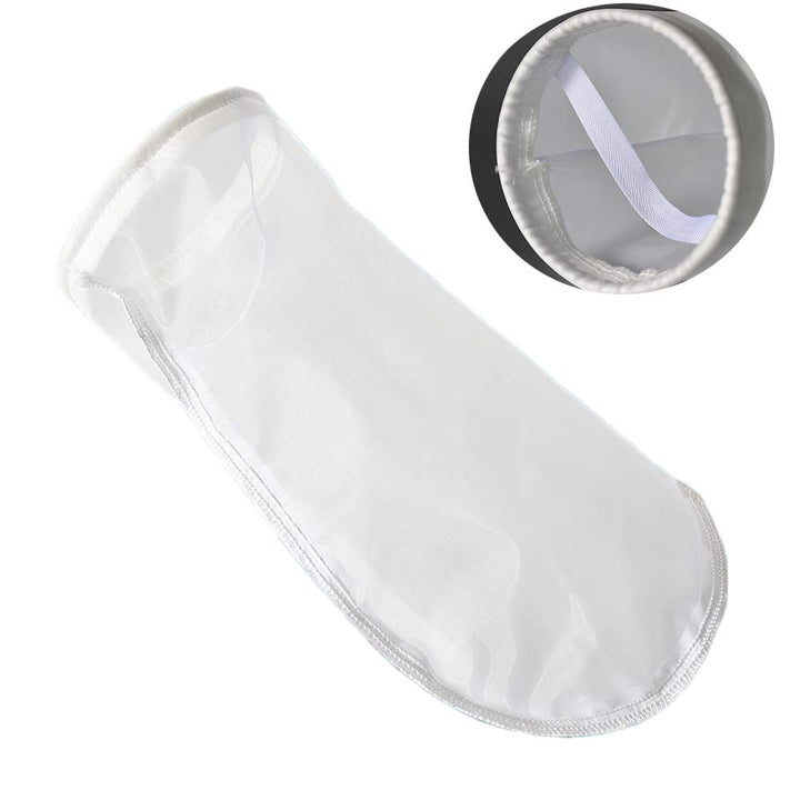 Nylon Mesh Filter Socks Bag 200 Micron 7 Inch Ring by 16 Inch Long NMO Aquarium Filter Bags -1Pack (200 Micron 7 x 16)