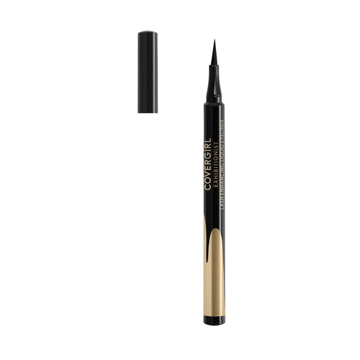 Exhibitionist Lash Enhancing Liquid Eyeliner, Matte Black