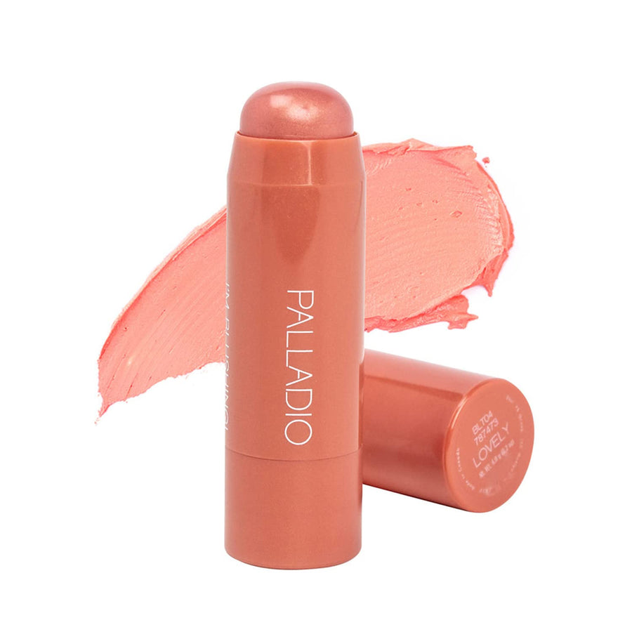 I'm Blushing 2-in-1 Cheek and Lip Tint, Buildable Lightweight Cream Blush, Sheer Multi Stick Hydrating formula, All day wear, Easy Application, Shimmery, Blends Perfectly onto Skin, Lovely