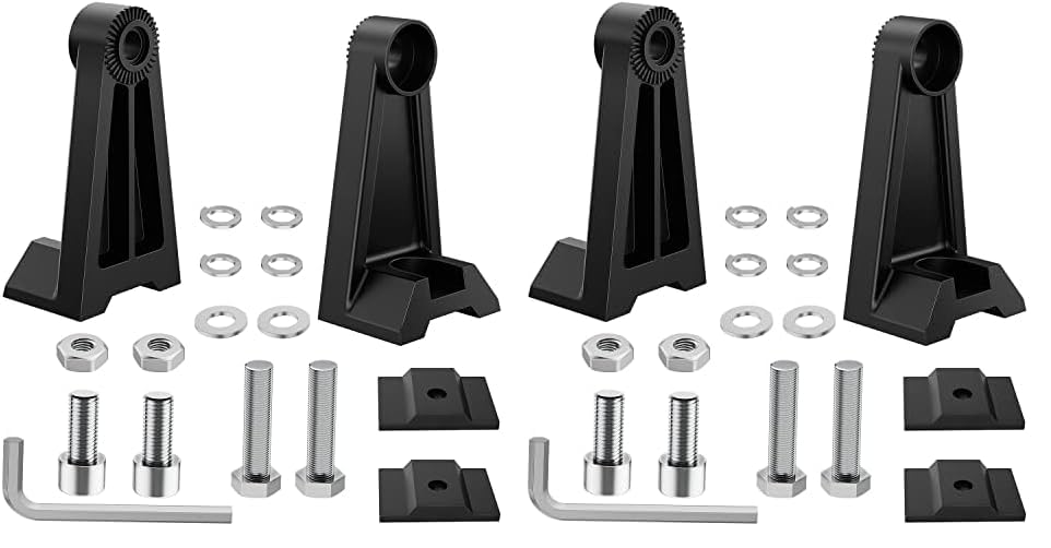 Nilight 2PCS Base Mounting Brackets Universal Slide Bracket Kits for LED Light Bar, Model: 90035B