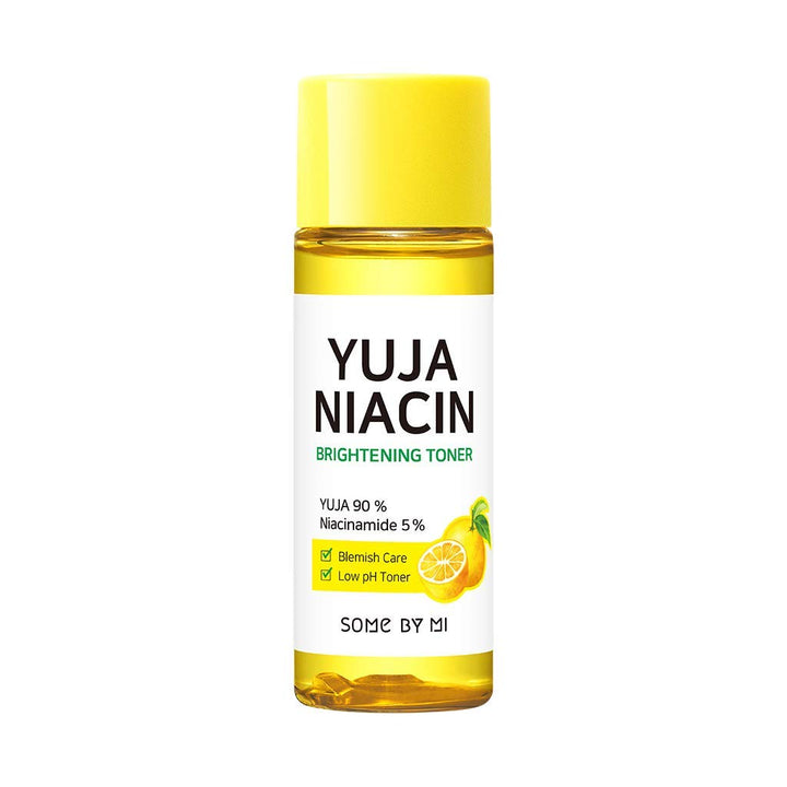 Yuja Niacin 30 Days Brightening Starter Kit/Toner 1.01Oz, Serum 0.33Oz, Gel Cream 1.01Oz, Sleeping Mask 0.67Oz / Melasma and Blemish Care/Facial Skin Care Set