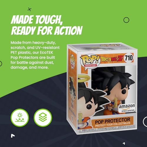 (10 Pack) Pop Protector Compatible with - 4 Inch Funko POP! Figures, Strong, Clear Pop Case, Acid Free