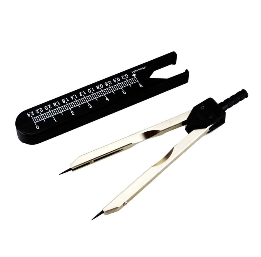 Airgoesin ECG EKG EMI Black Calipers Ruler Drafting Electrocardiogram Divider