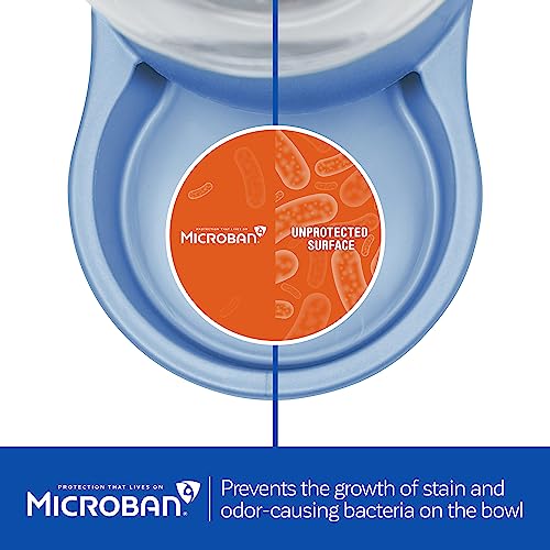 Replendish Gravity Waterer Cat and Dog Water Dispenser 0.5 GAL, Blue, Made in USA
