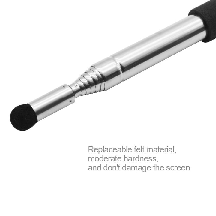 Teachers Pointer Stick, Telescopic Teaching Pointer, Retractable Classroom Whiteboard Pointer Extendable for Teachers, Guides, Coach
