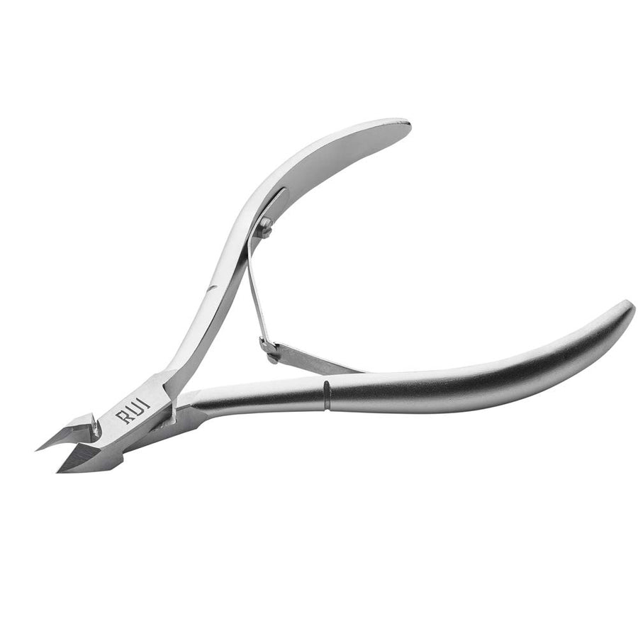 Double Spring 6mm (Full Jaw) : Viba PROFESSIONAL Precision Surgical-Grade Stainless Steel Cuticle Nippers, French Handle D01, Double Spring, 6mm Jaw (Full Jaw)