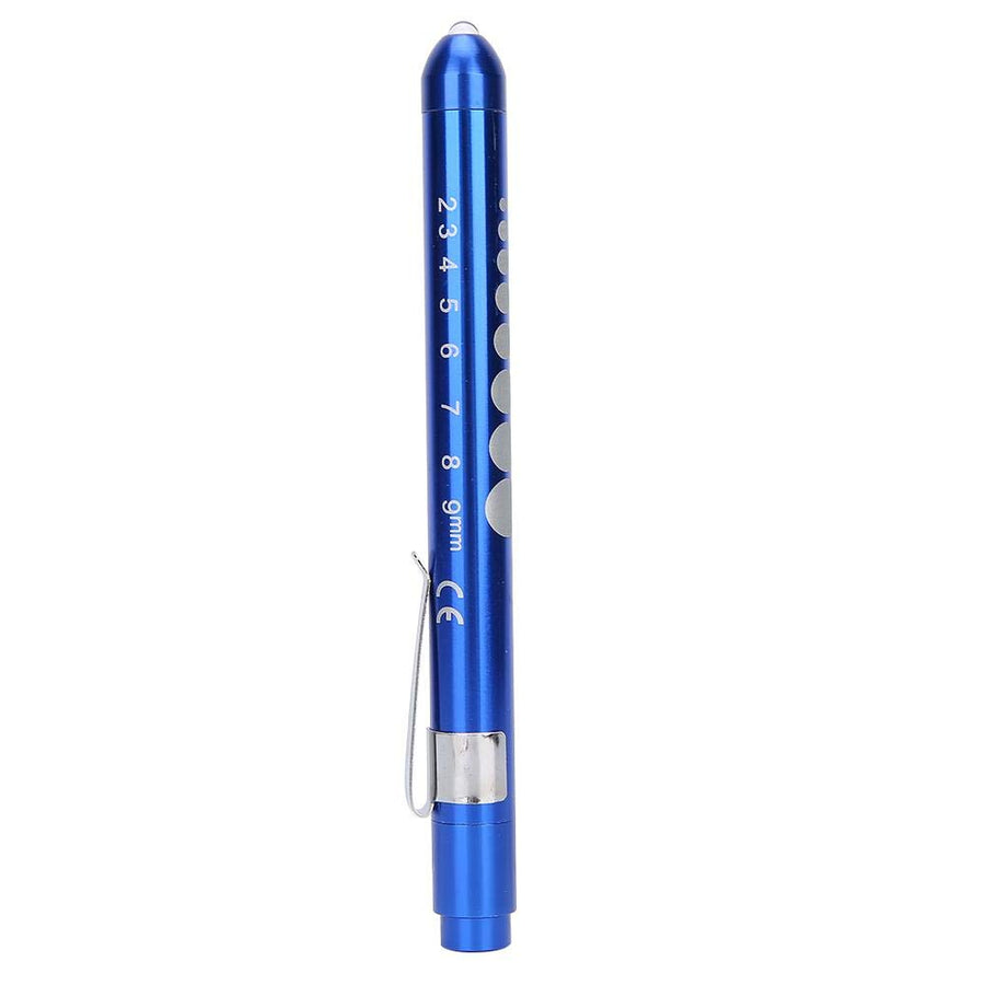 LED Penlight Professional Portable Diagnostic Lamp Clinical Pen Ophthalmic Examination Pupil Check Pen Light for Doctor Nurse(Blue)