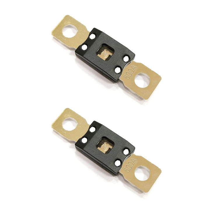 2PACK MEGA/AMG Fuse/Bolt Fuse 500 Amp, 32V, 298 Series, Time Delay, High-Current Stud Mount Fuse - Bolt Down - Automotive/Marine (500A-2PACK)