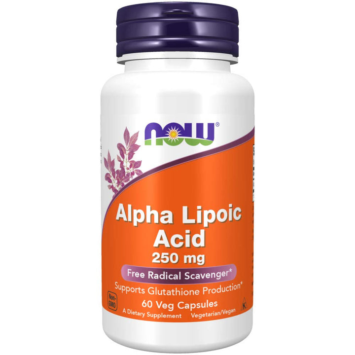 Supplements, Alpha Lipoic Acid 250 mg, Supports Glutathione Production*, Free Radical Scavenger*, 60 Veg Capsules