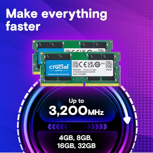 8GB Single DDR4 2400 MT/S (PC4-19200) SR x8 SODIMM 260-Pin Memory - CT8G4SFS824A