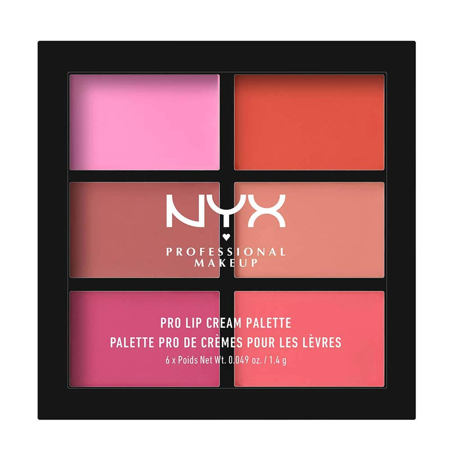 Nyx Professional Makeup Pro Lip Cream Palette, the Nudes, 8.4g