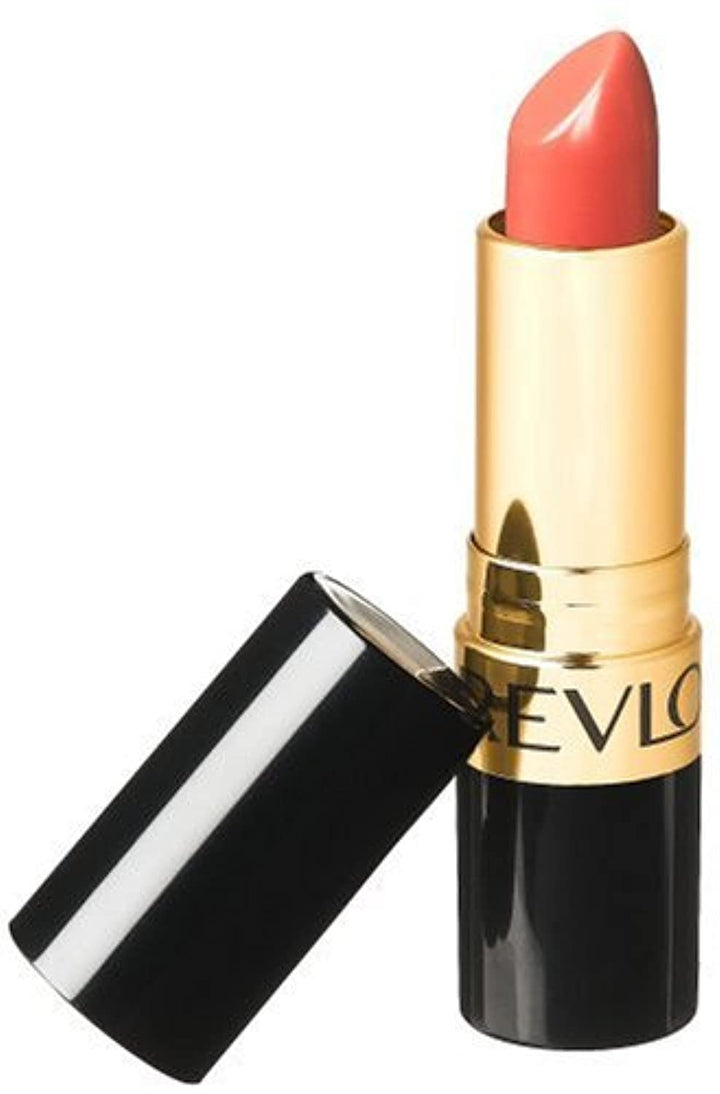 Revlon Super Lustrous Lipstick with Vitamin E and Avocado Oil, Cream Lipstick in Wine, 445 Teak Rose, 0.15 oz (Pack of 2)