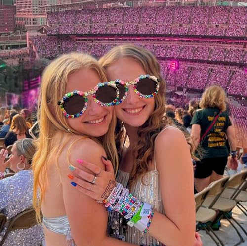 Friendship Bracelet Making Kit for Girls, 7200 Clay Beads Jewelry Making Kits with Letter Beads and Charms, Gifts for Girls Adults